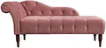SHINE WOOD ART Home Samuel Chaise Lounge, Ash Rose