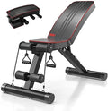 Adjustable Weight Bench - Utility Weight Benches for Full Body Workout, Foldable Flat/Incline/Decline Exercise Multi-Purpose Bench for Home Gym Visit the K KiNGKANG Store