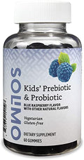 Solimo Kids' Prebiotic & Probiotic, 60 Gummies, 1-2 Month Supply