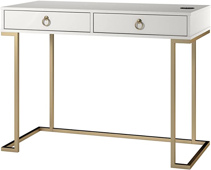 Ameriwood Home Writing Desk, White