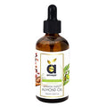 Anveya Spanish Sweet Almond Oil, Cold-Pressed Organic, 100ml, Best For Hair, Face, Skin & Massage