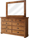 Copy of Progressive Furniture Willow Drawer Dresser with Mirror, Distressed Pine