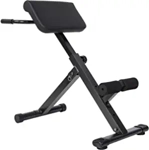 BalanceFrom Adjustable Roman Chair AB Back Hyperextension Bench with Handle, 300-Pound Capacity