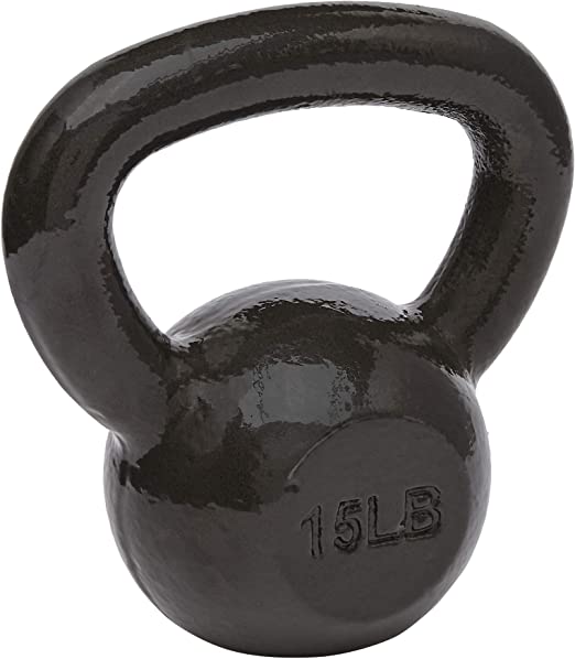 Amazon Basics Cast Iron Kettlebell Weight