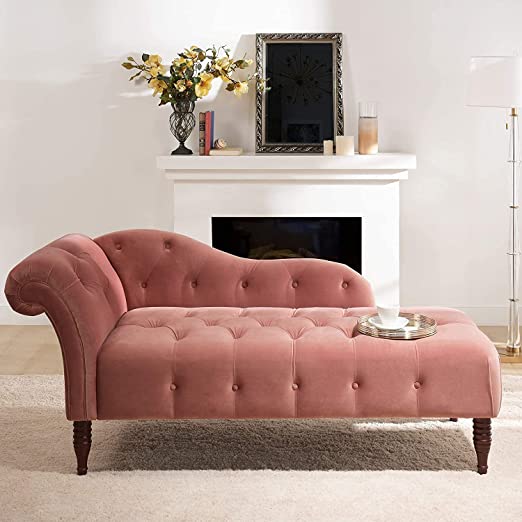 SHINE WOOD ART Home Samuel Chaise Lounge, Ash Rose