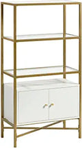 Sauder Harper Heights Bookcase with Doors, L: 27.56