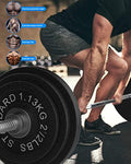 Copy of BOLUX Cast Iron Olympic Weight Plates – Free Weights with 2-inch Hole & Anti-Rust Hammertone Finish - Ideal for Strength Training, for Muscle Toning, Weight Loss & Crossfit–Sold in Pairs - 2.5LB–10LB