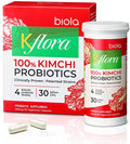 Copy of biola Kflora 100% Kimchi Probiotics 30 Billion CFUs, Vegan Probiotics with Prebiotics, Patented Strain(Atopy and Allergy), Released on Aug. 2021