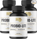Copy of Golden After 50 Probio-Lite - Acid Reflux Relief and Probiotics for Men and Women - 30 Vegetarian Capsules - 6 Billion CFU of Probiotics for Gut Health Support for Heartburn, Gas Relief, Indigestion