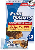 Copy of Copy of Pure Protein Bars, High Protein, Nutritious Snacks to Support Energy, Low Sugar, Gluten Free, Chocolate Peanut Caramel, 1.76oz, 12 Pack