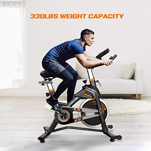 Copy of YOSUDA Indoor Cycling Bike Stationary - Exercise Bike for Home Gym with Comfortable Seat Cushion, Silent Belt Drive, iPad Holder