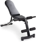Marcy Multi-Purpose Adjustable Workout Utility Weight Bench for Full Body Upright, Incline, Decline, and Flat Exercise SB-228 , 42.00 x 26.00 x 48.00 inches