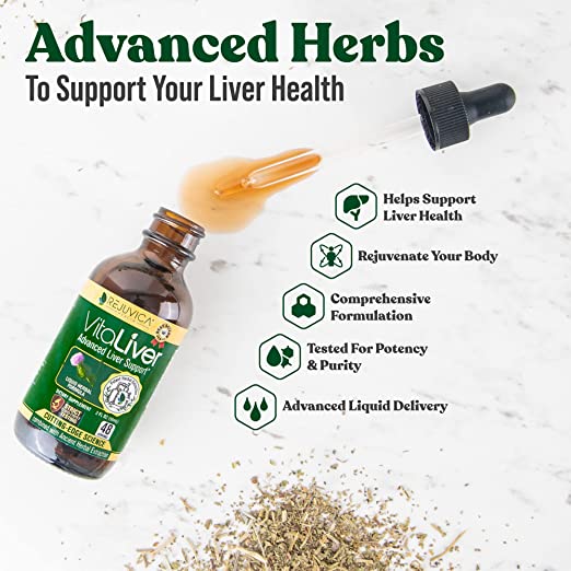 Copy of VitaLiver - Advanced Liver Support Supplement - Liquid Delivery for Better Absorption - Milk Thistle, Artichoke, Chanca Piedra, Dandelion & More!