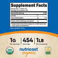 Copy of Nutricost Organic Alfalfa Powder 1LB - USDA Certified 100% Organic, Vegetarian, Non-GMO, Gluten Free