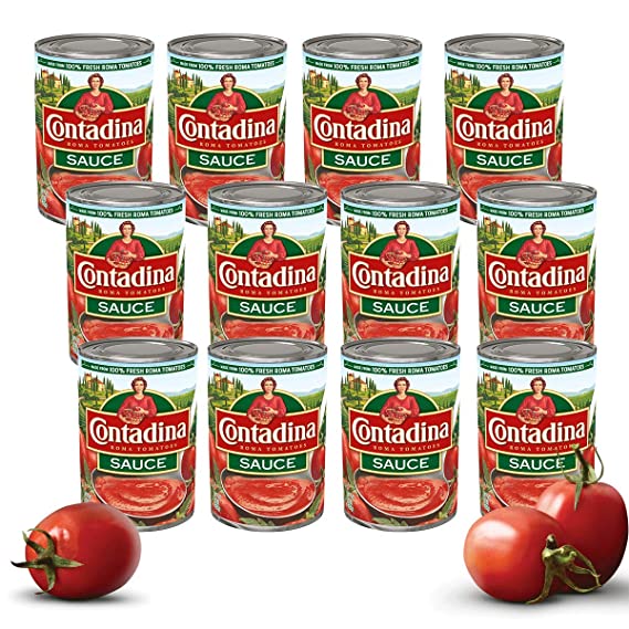 CONTADINA Canned Tomato Sauce, 12 Pack, 15 oz Can