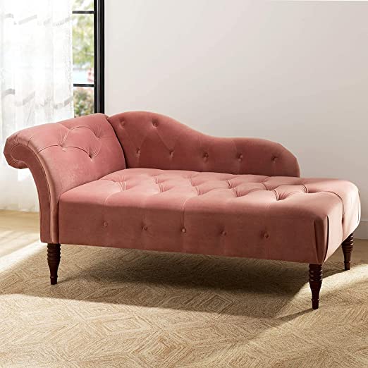 SHINE WOOD ART Home Samuel Chaise Lounge, Ash Rose