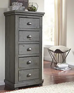 Copy of Progressive Furniture Willow Lingerie Chest, Distressed Dark Gray