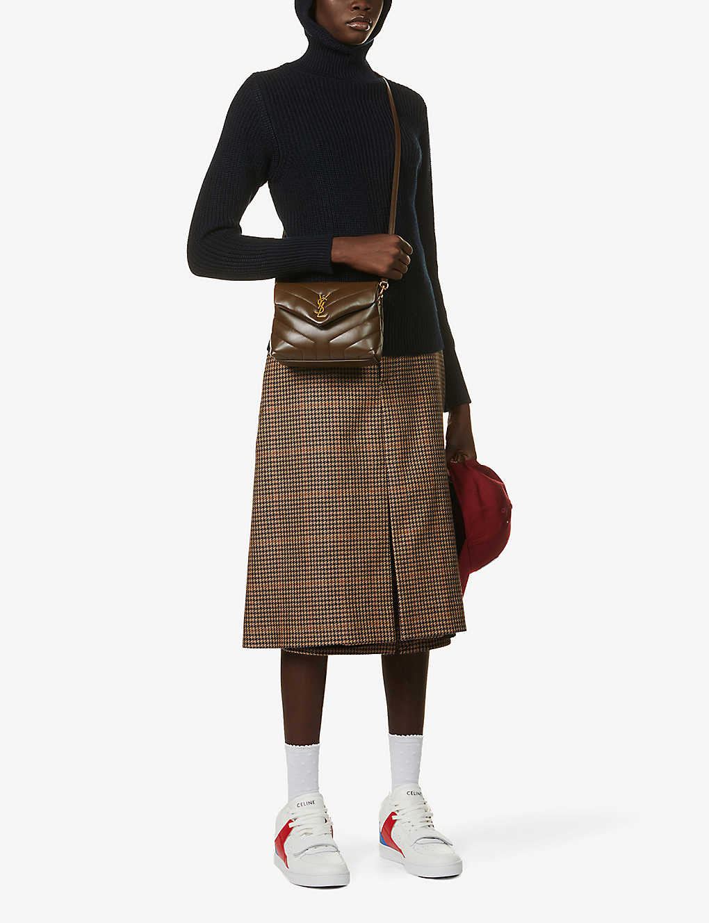 SAINT LAURENT Loulou Toy monogram leather shoulder bag