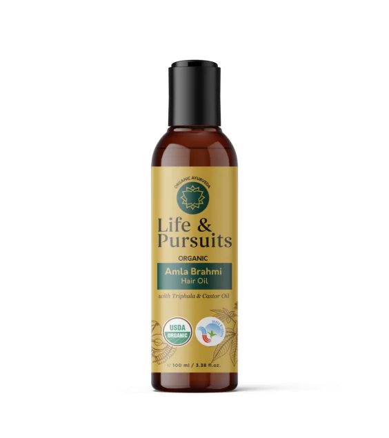 LIFE & PURSUITS Organic Amla Brahmi Hair Oil