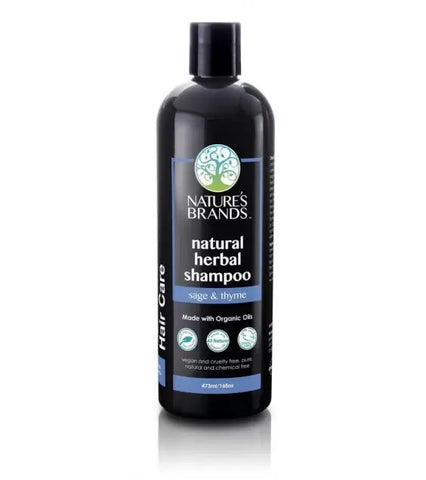 NATURE'S BRANDS Natural Shampoo, Sage And Thyme